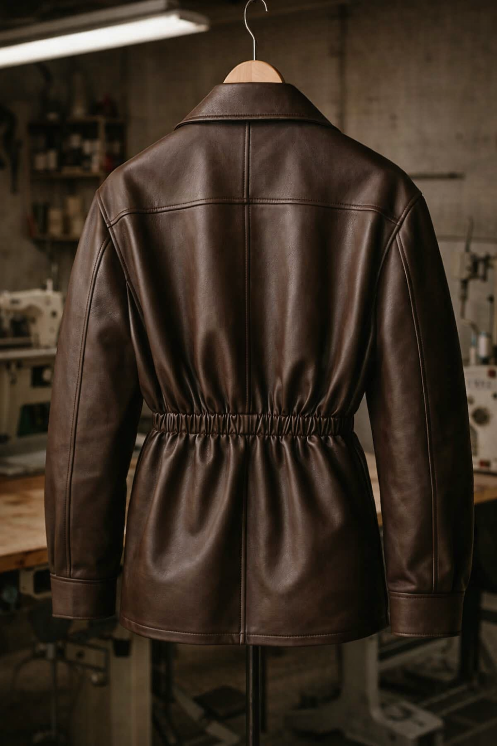 women’s brown leather jacket | handmade genuine leather – lyubov